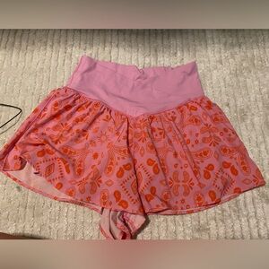 Aerie flowy crossover shorts